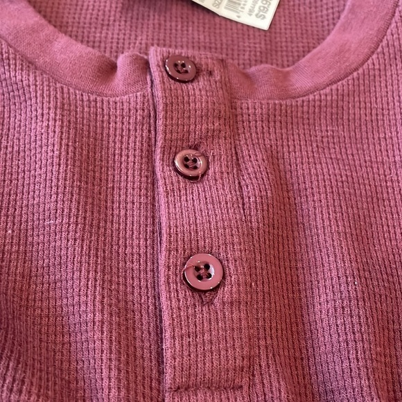 NWT men’s Henley thermal - Picture 5 of 6
